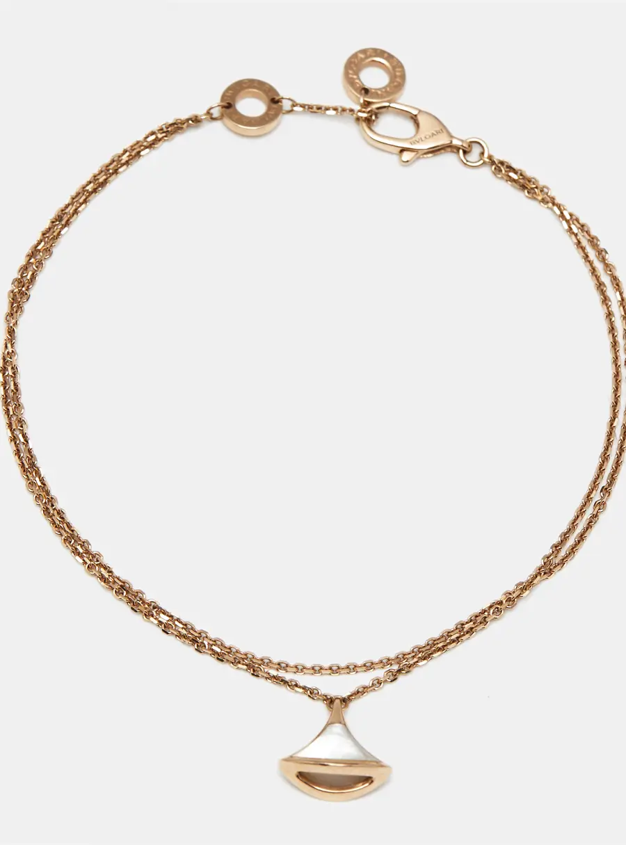 Bvlgari Divas' Dream Mother of Pearl 18k Rose Gold Bracelets ML