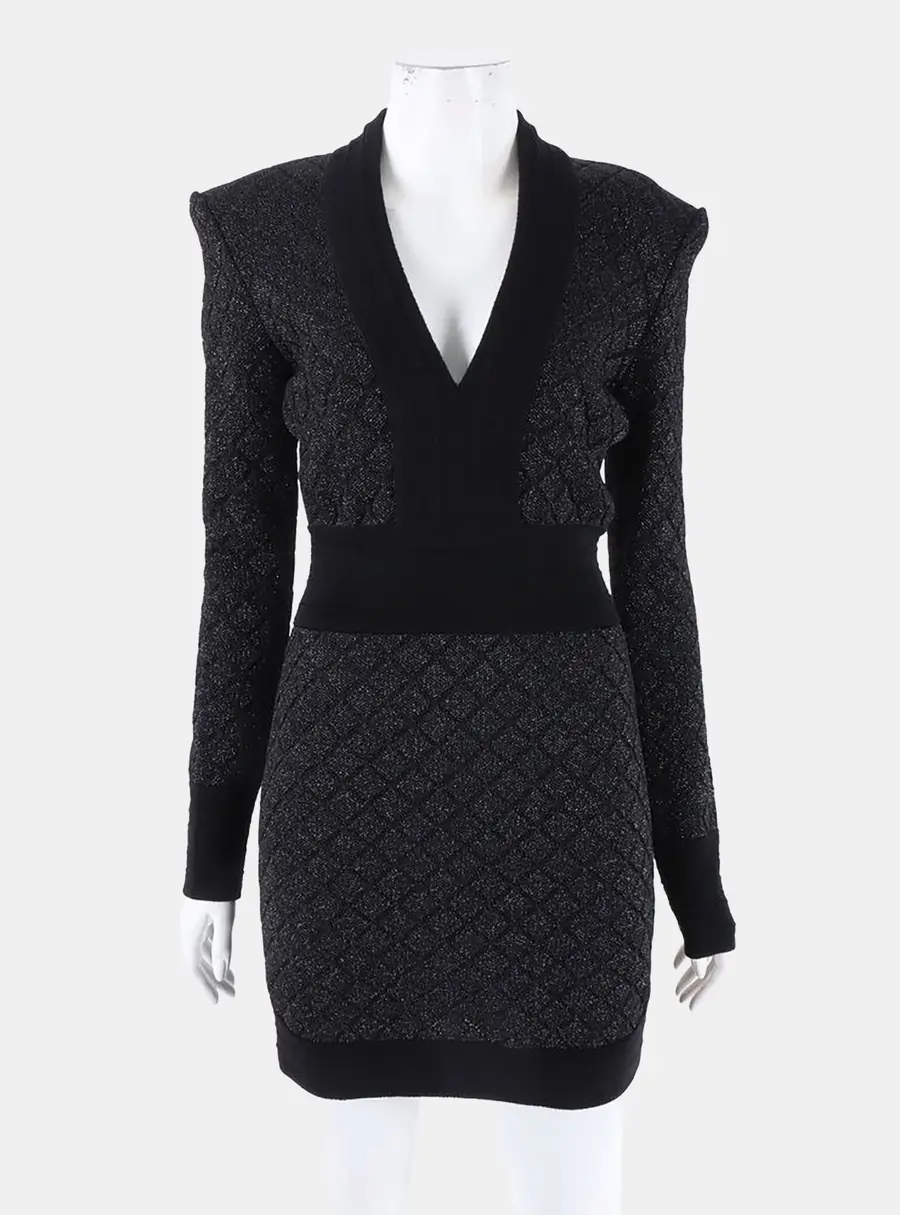 Balmain Rayon Mini Dress FR 36
