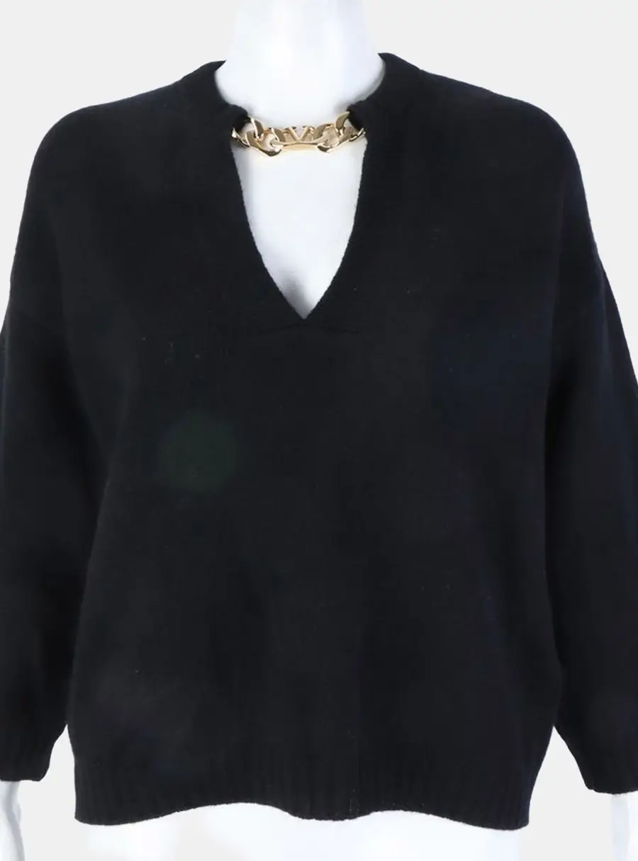 Balmain cashmere long-sleeve knit S