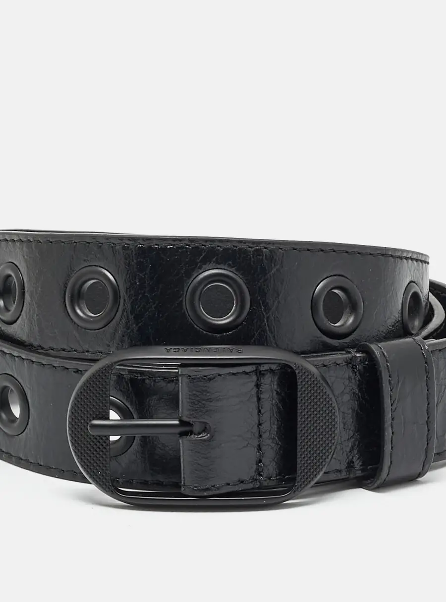 Balenciaga Le Cagole 85CM Black Leather