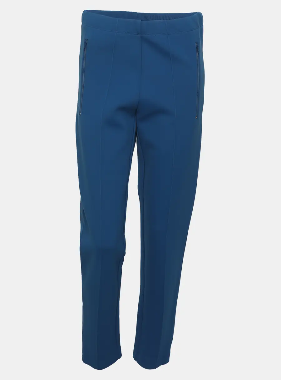 Balenciaga Blue Jersey Relaxed Fit Trousers S