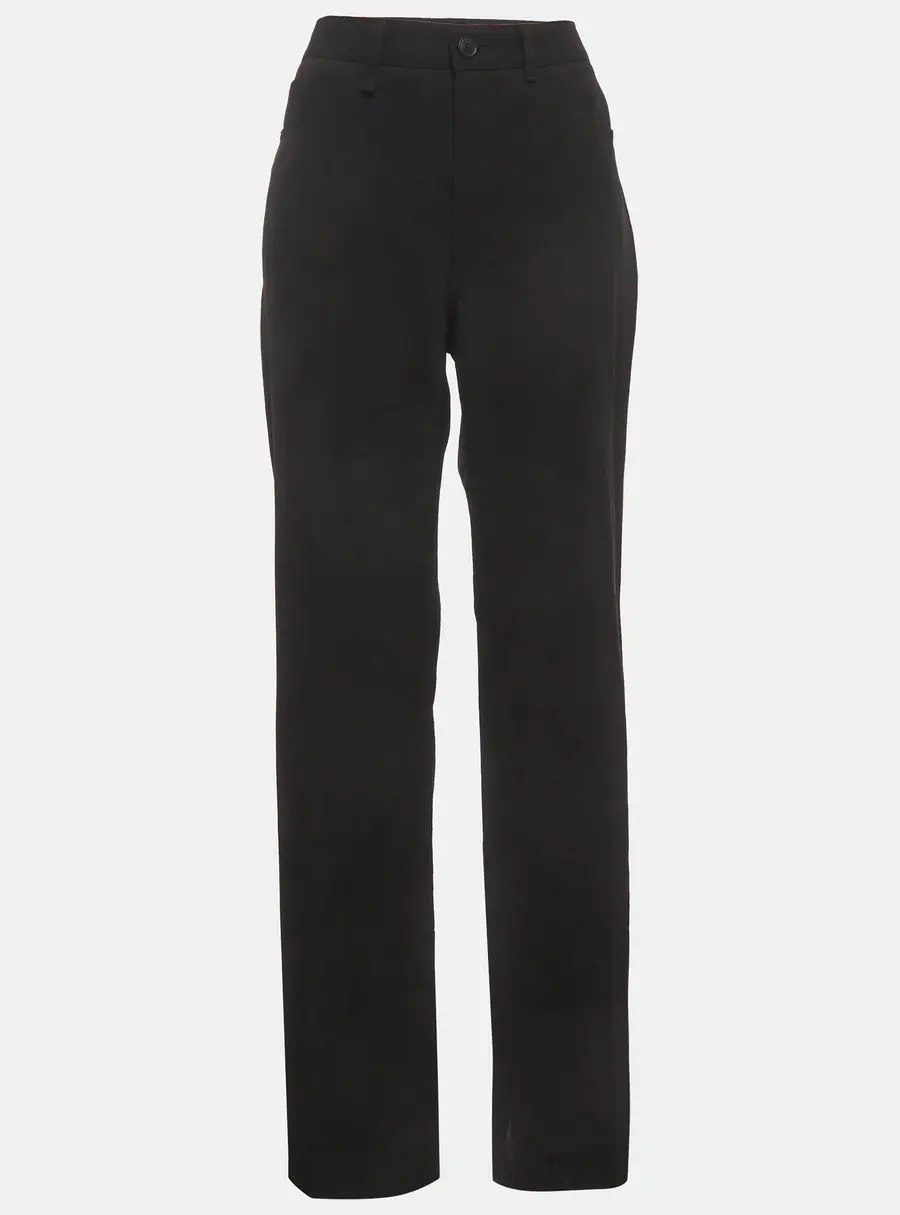 Balenciaga Black Wool Blend Straight Fit Pant M