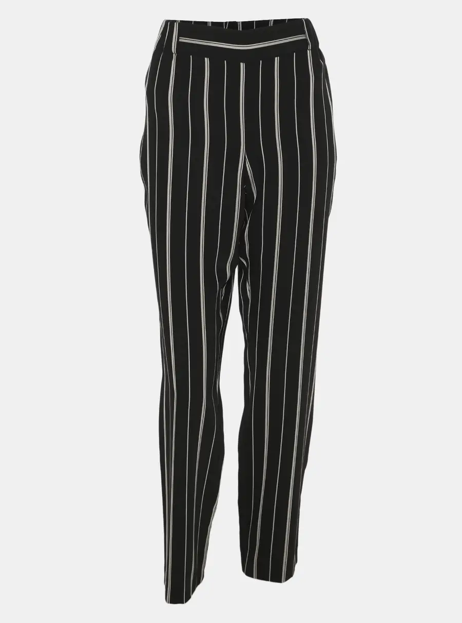 Boss By Hugo Boss Black/White Stripe Trousers M