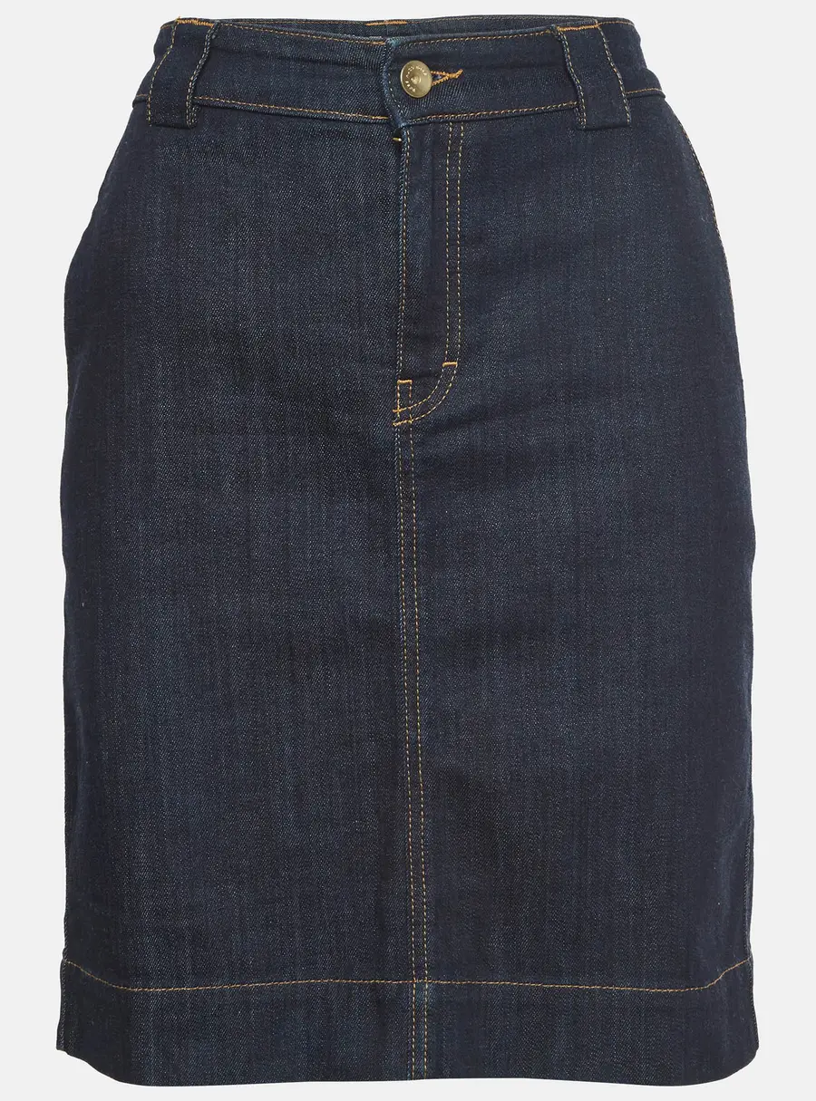 Boss by Hugo Boss Blue Denim JE346 Short Skirt S/Waist 30"