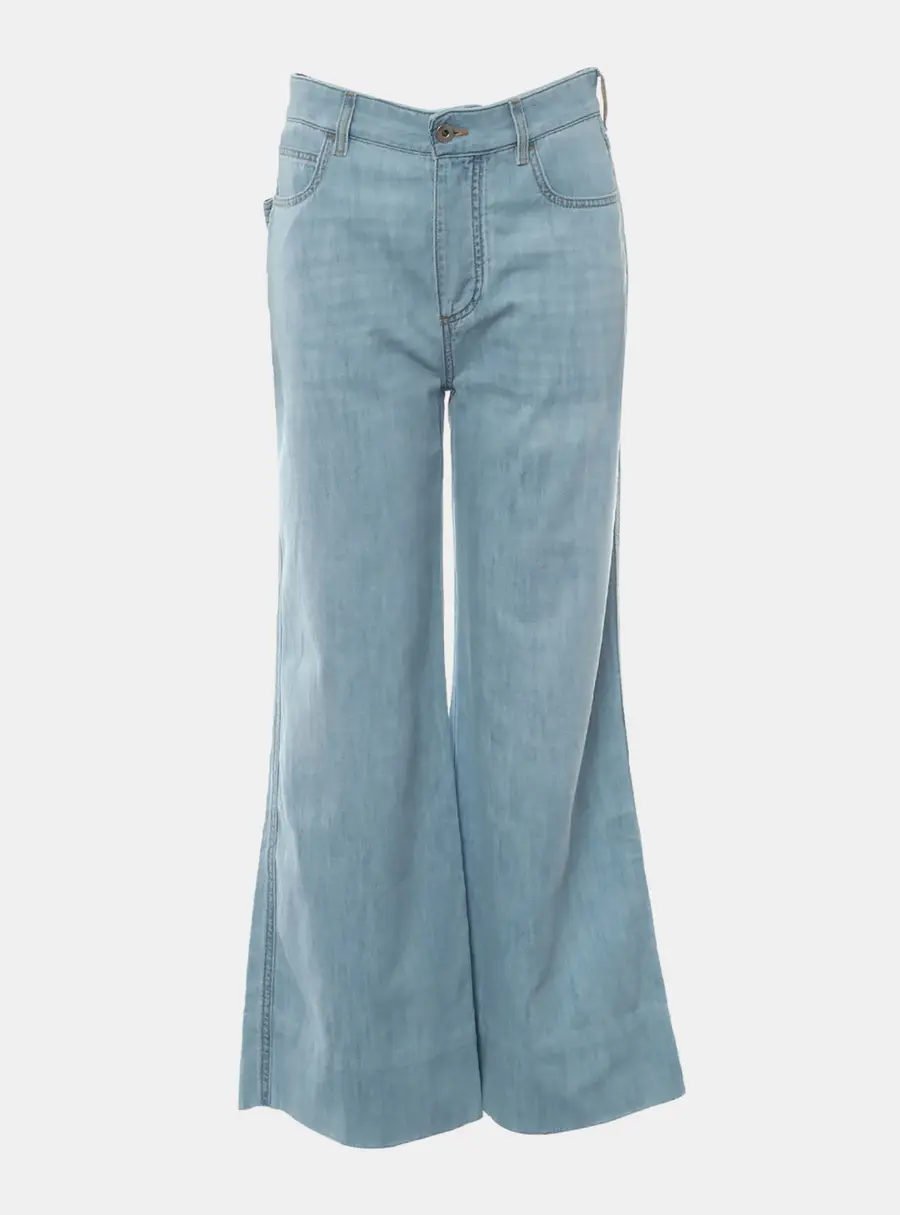 Bottega Veneta Wide Leg Denim Jeans IT 38