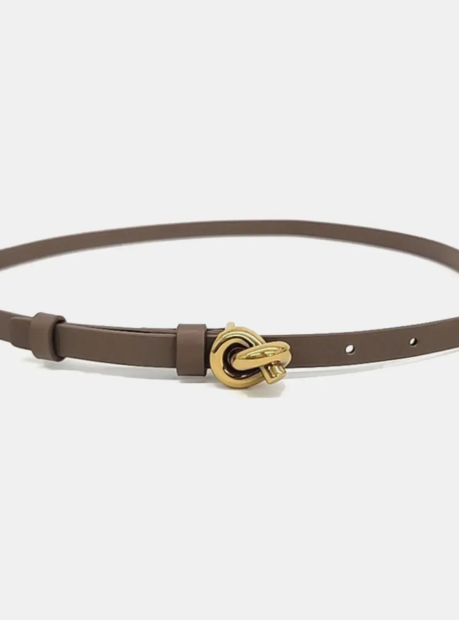 Bottega Veneta Brown Leather Belt