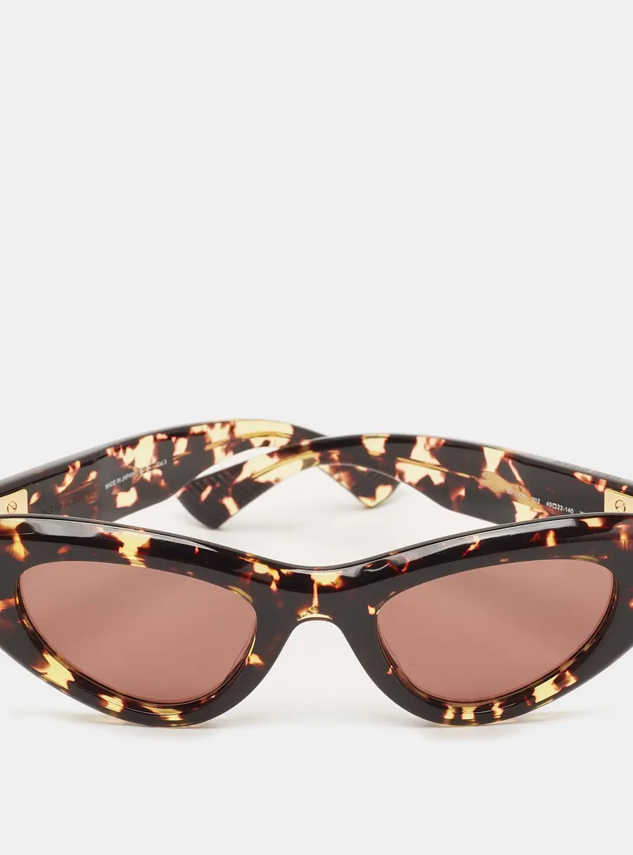 Bottega Veneta Brown BV1142S Unapologetic Cat Eye Sunglasses