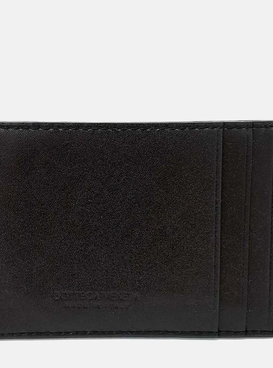 Bottega Veneta Mesh Brown Leather Card Wallet Bag
