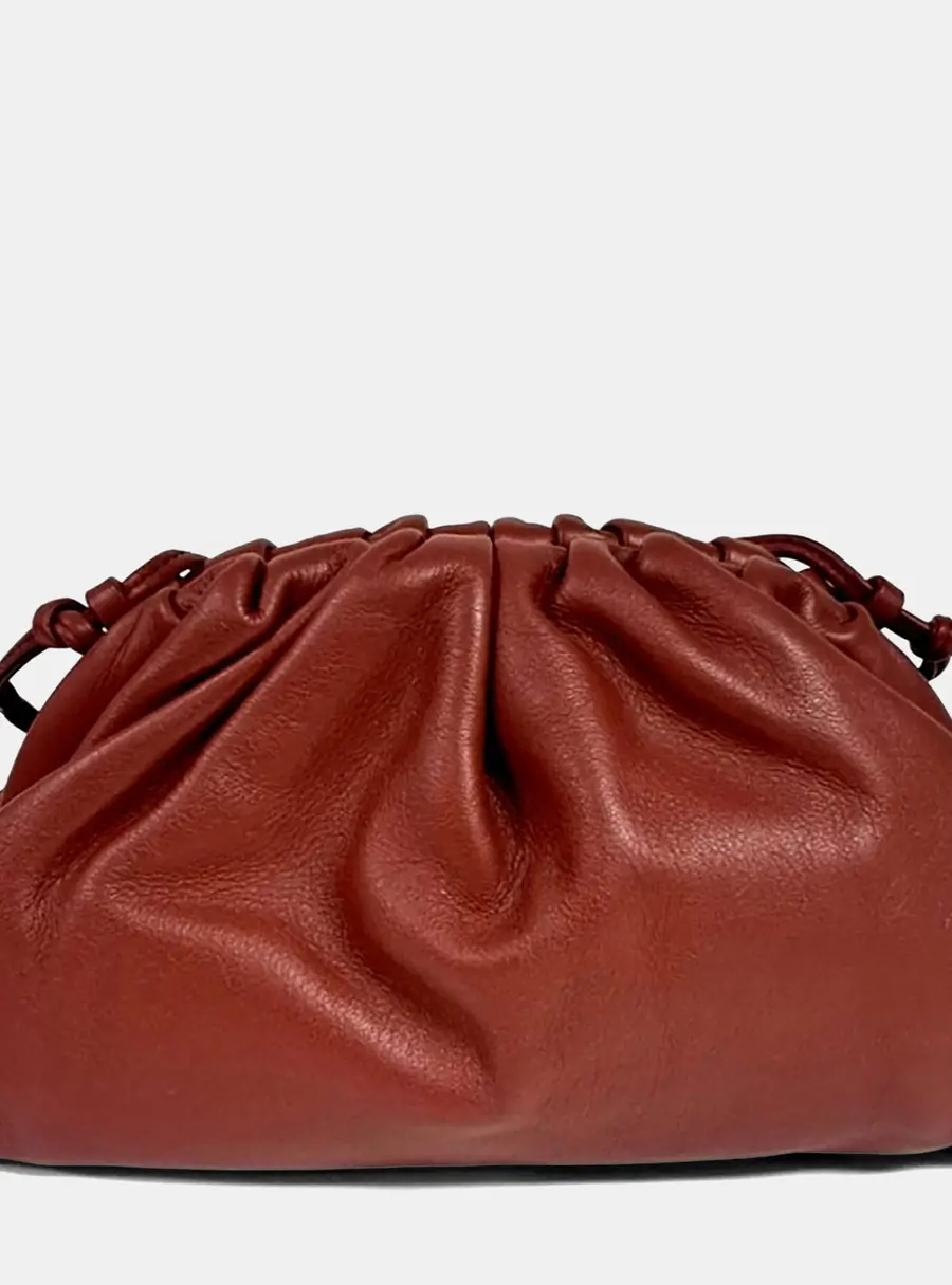 Bottega Veneta Red Leather Butter Calf Crossbody Bag