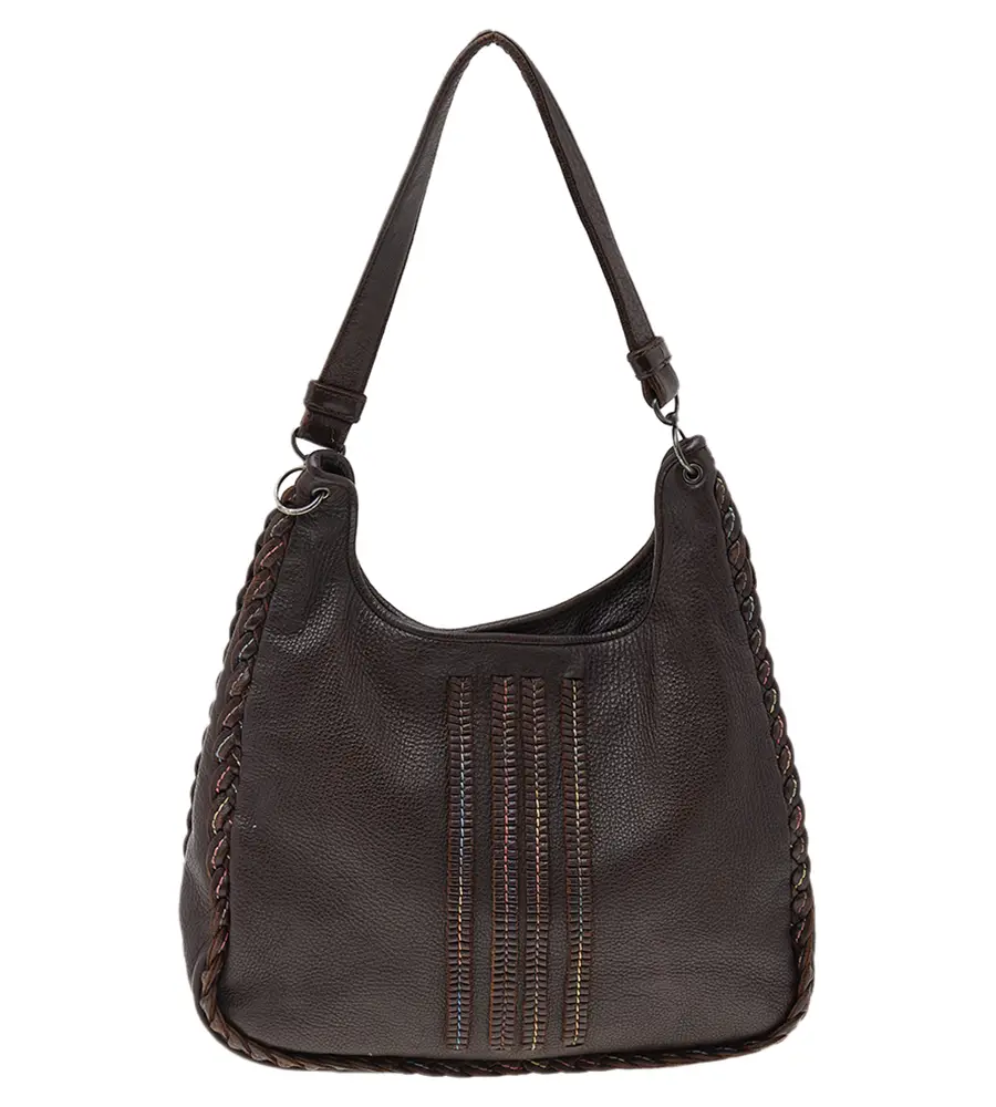 Bottega Veneta Brown Leather Hobo