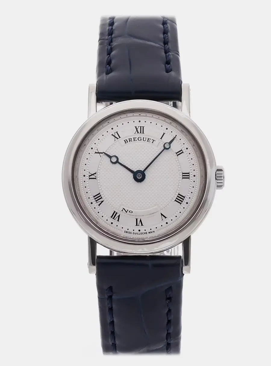 Breguet Classique 8560BB/11/942 Silver White Gold Manual Winding Women's Wristwatch 25mm