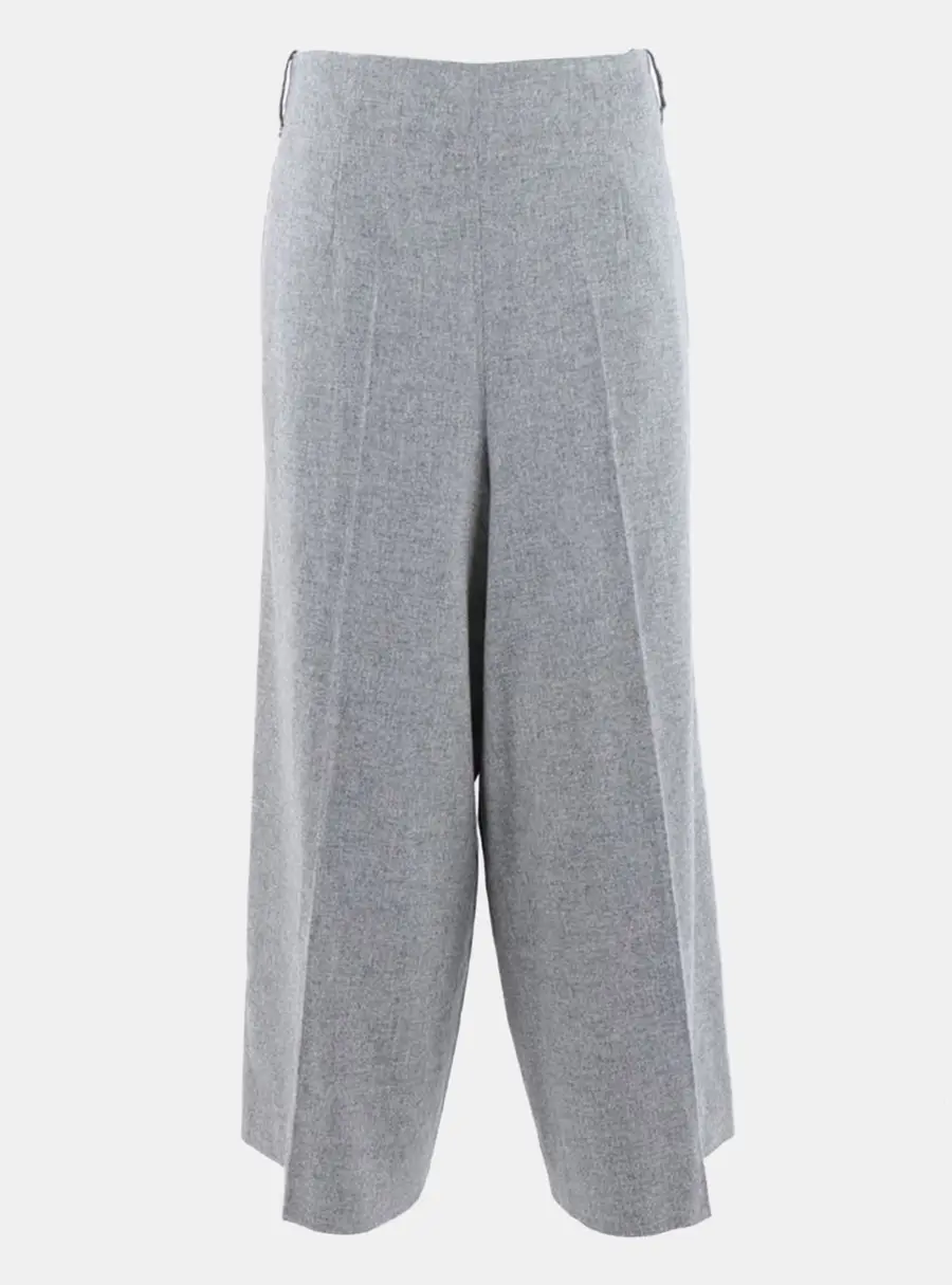 Brunello Cucinelli Light Grey Cashmere Pants Size M