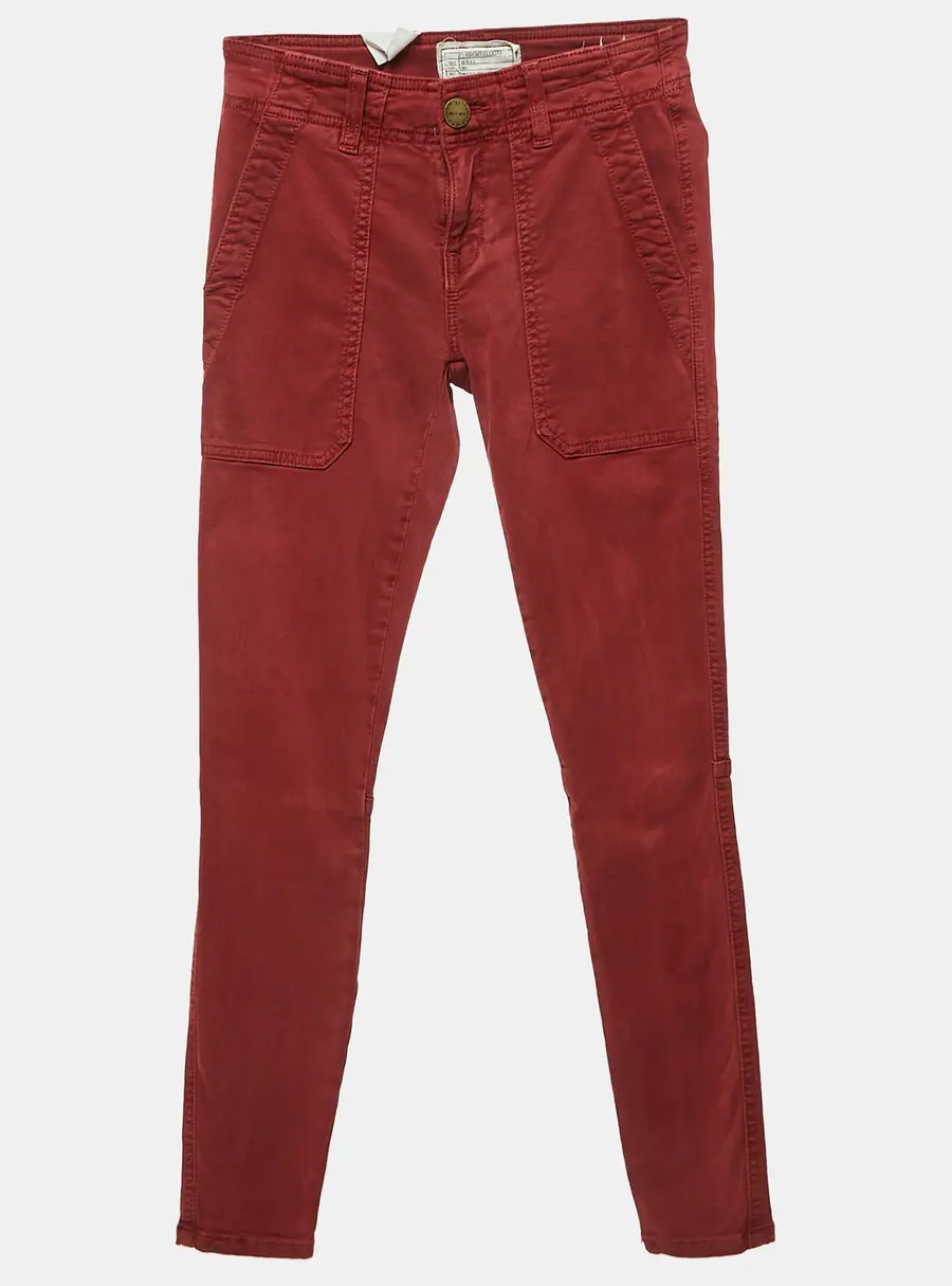 Current Elliot Red Denim High Waist Jeans S Waist 24"