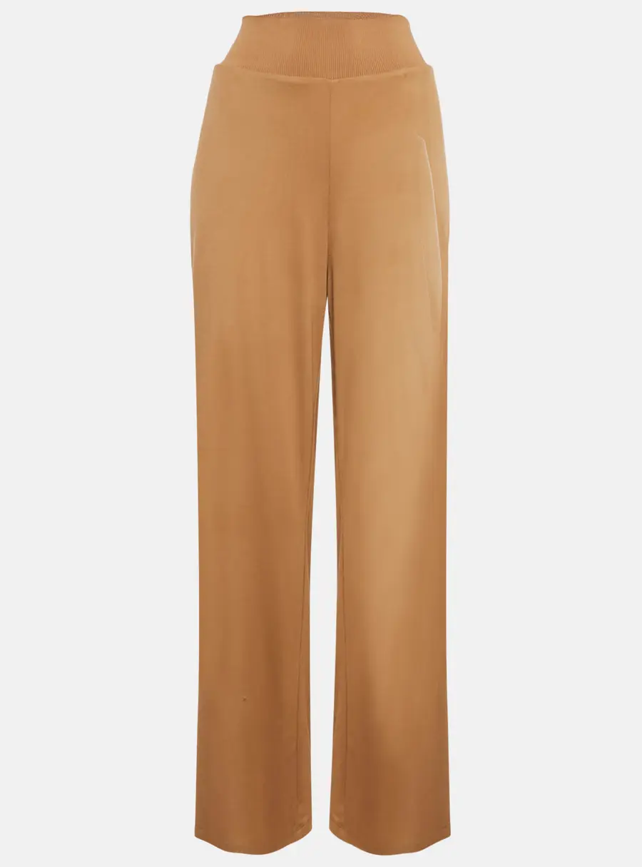 Calvin Klein Dark Beige Elastic Waist Loose Fit Pants XL
