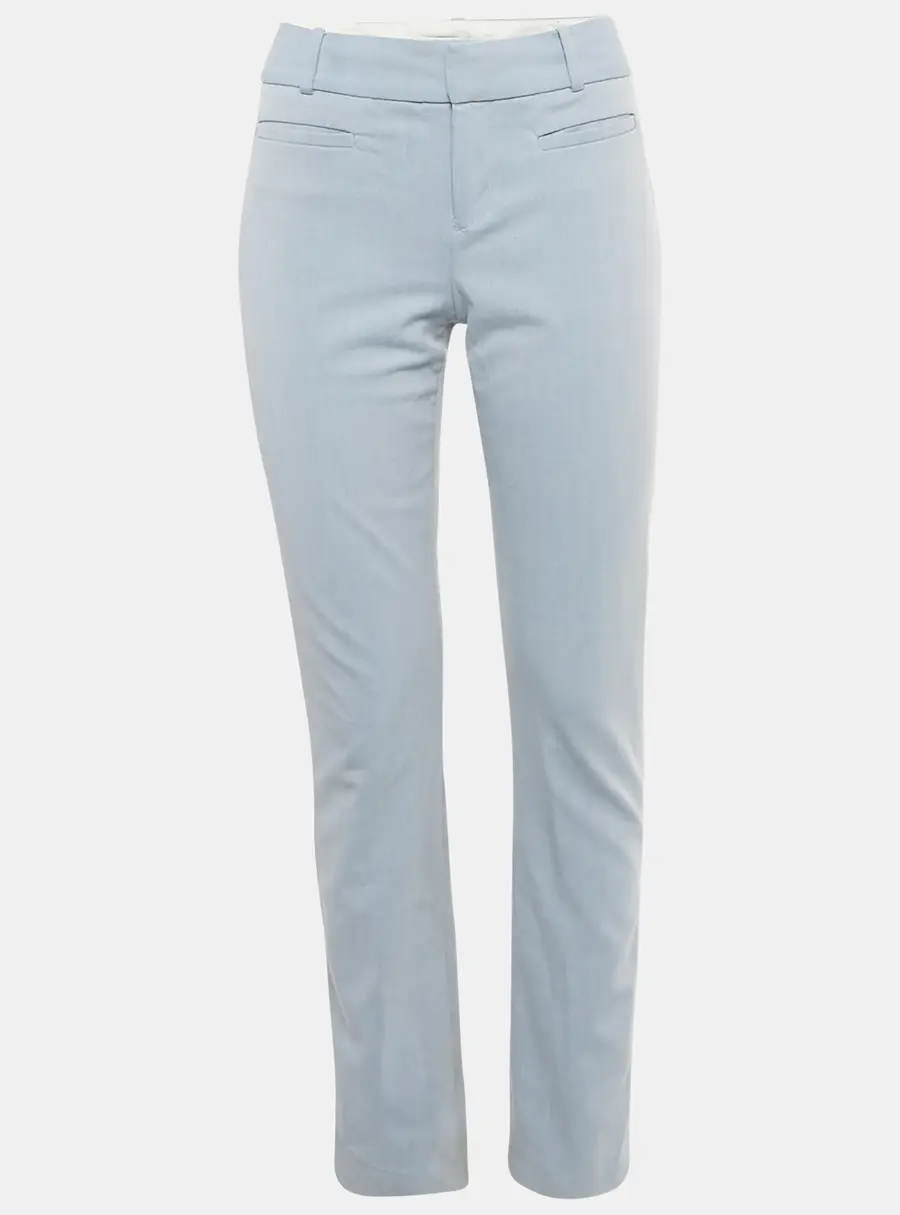 Calvin Klein Blue Crepe Formal Trousers S