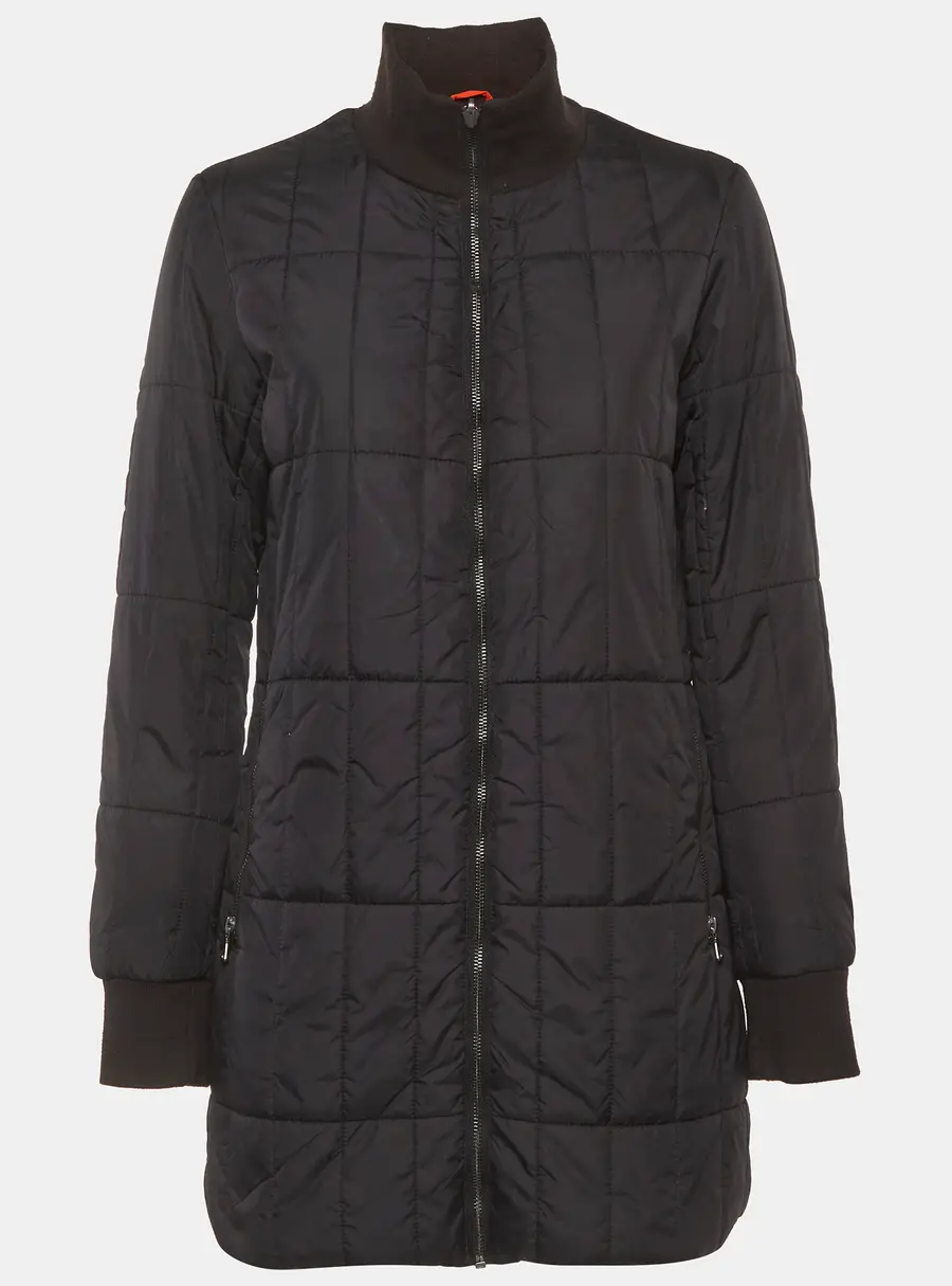 Calvin Klein Black Synthetic Quilted Puffer Jacket M