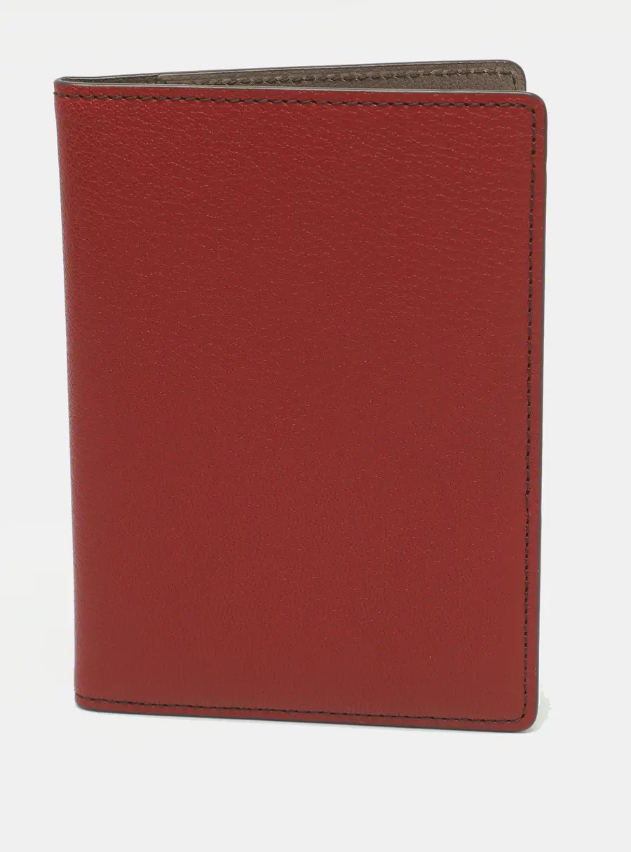 Cartier Passport Holder Red Leather
