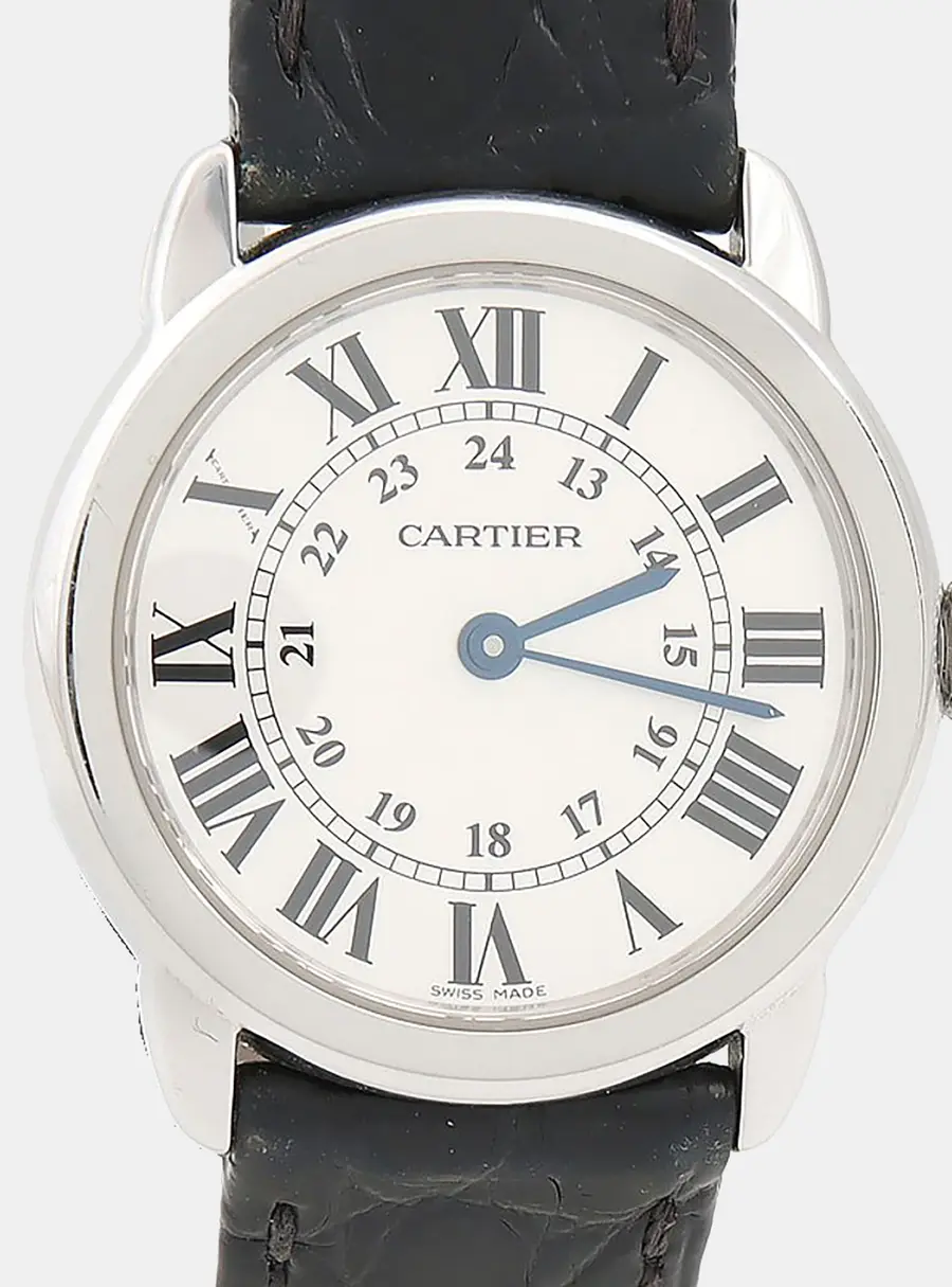 Cartier Ronde Solo de Cartier W6700155 White Stainless Steel Quartz Women Wristwatch 29mm