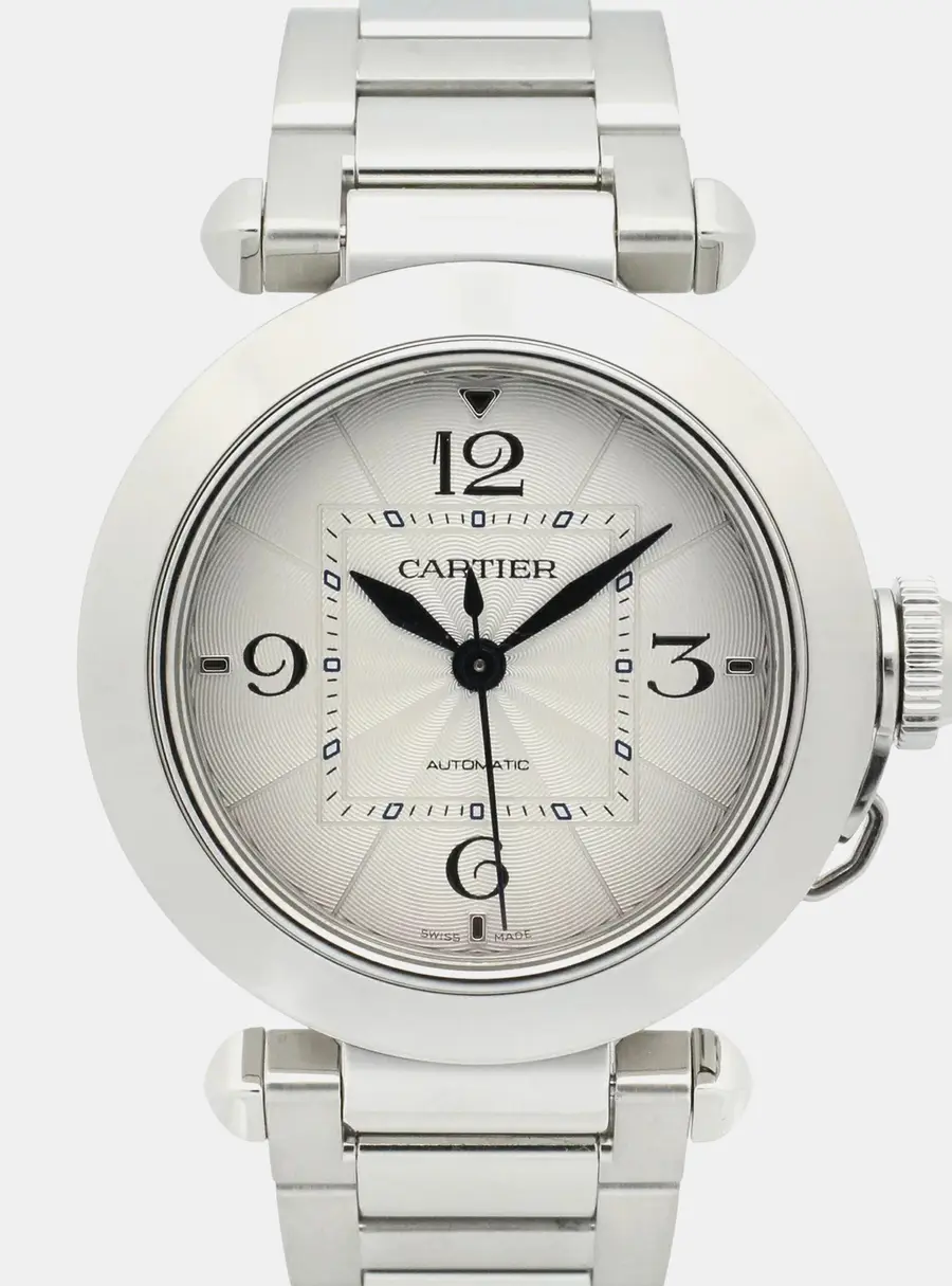 Cartier Pasha de Cartier WSPA0013 Silver Stainless Steel Automatic Women's Wristwatches 35mm