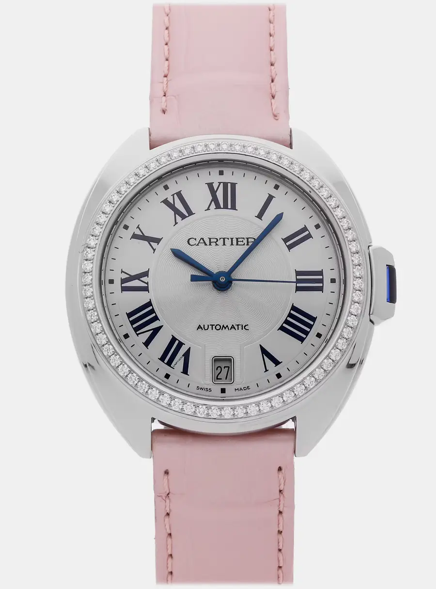 Cartier Cle de Cartier W4CL0006 silver stainless steel Automatic Women's Wristwatch 35 mm