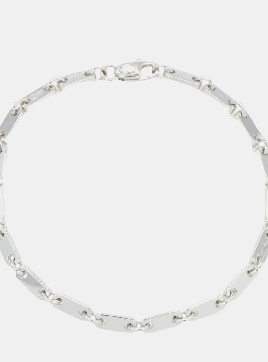 Cartier Fidelity 18K White Gold Link Bracelet