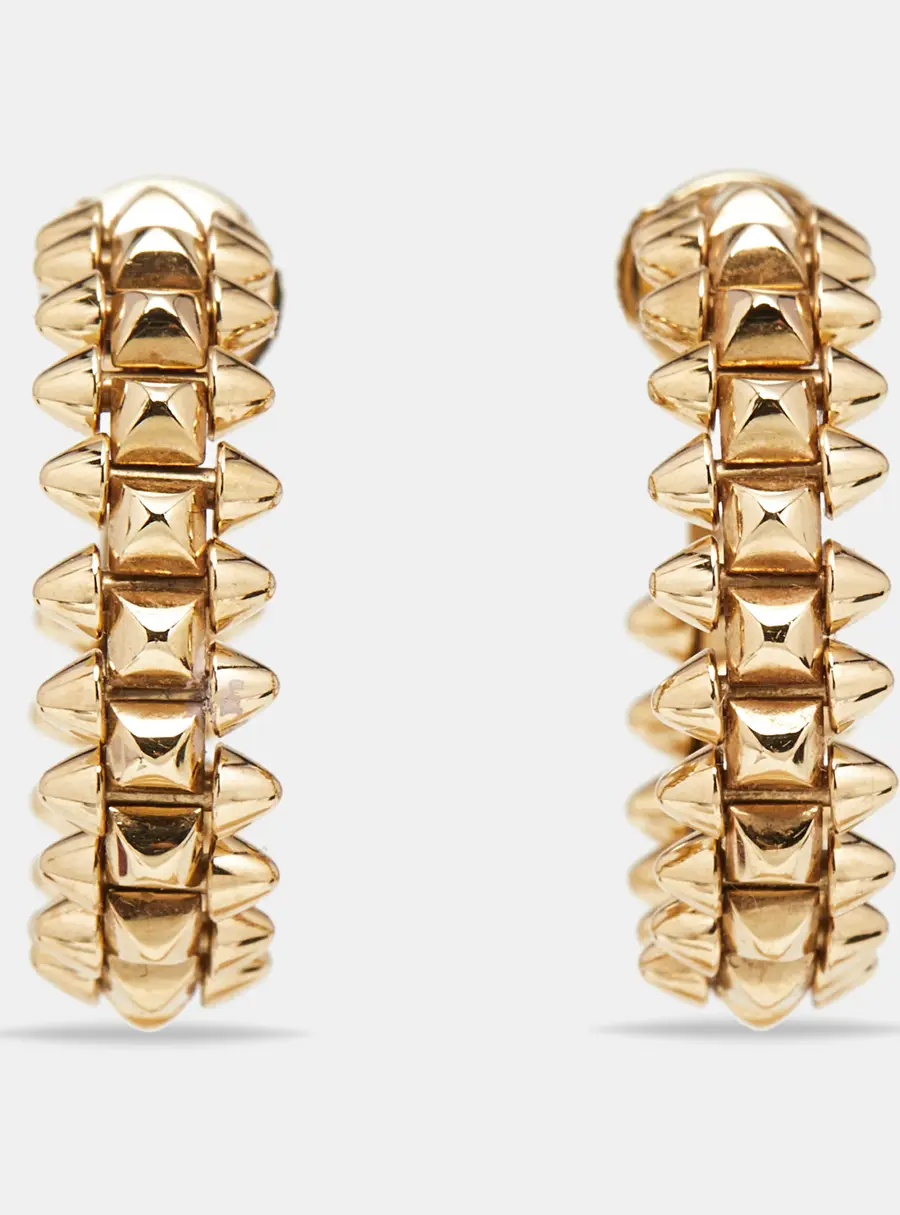Cartier Clash de Cartier 18k Yellow Gold Small Model Hoop Earrings