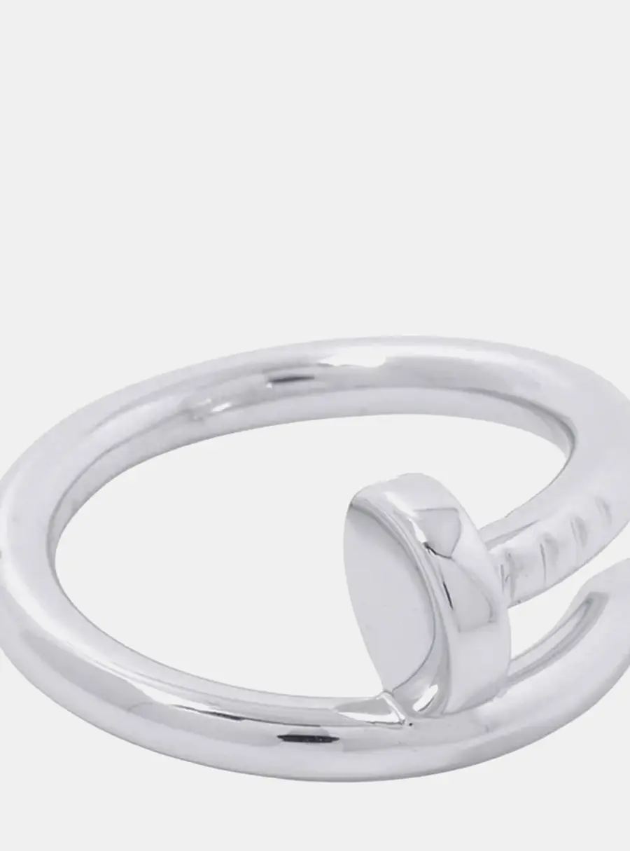 Cartier Juste Un Clou 18K White Gold Ring EU 50