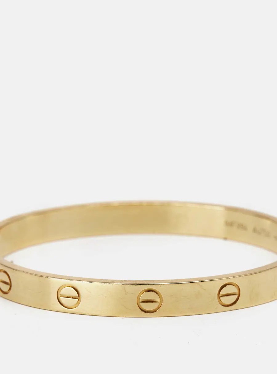 Cartier Love 18k Yellow Gold Classic Model Bracelet 16