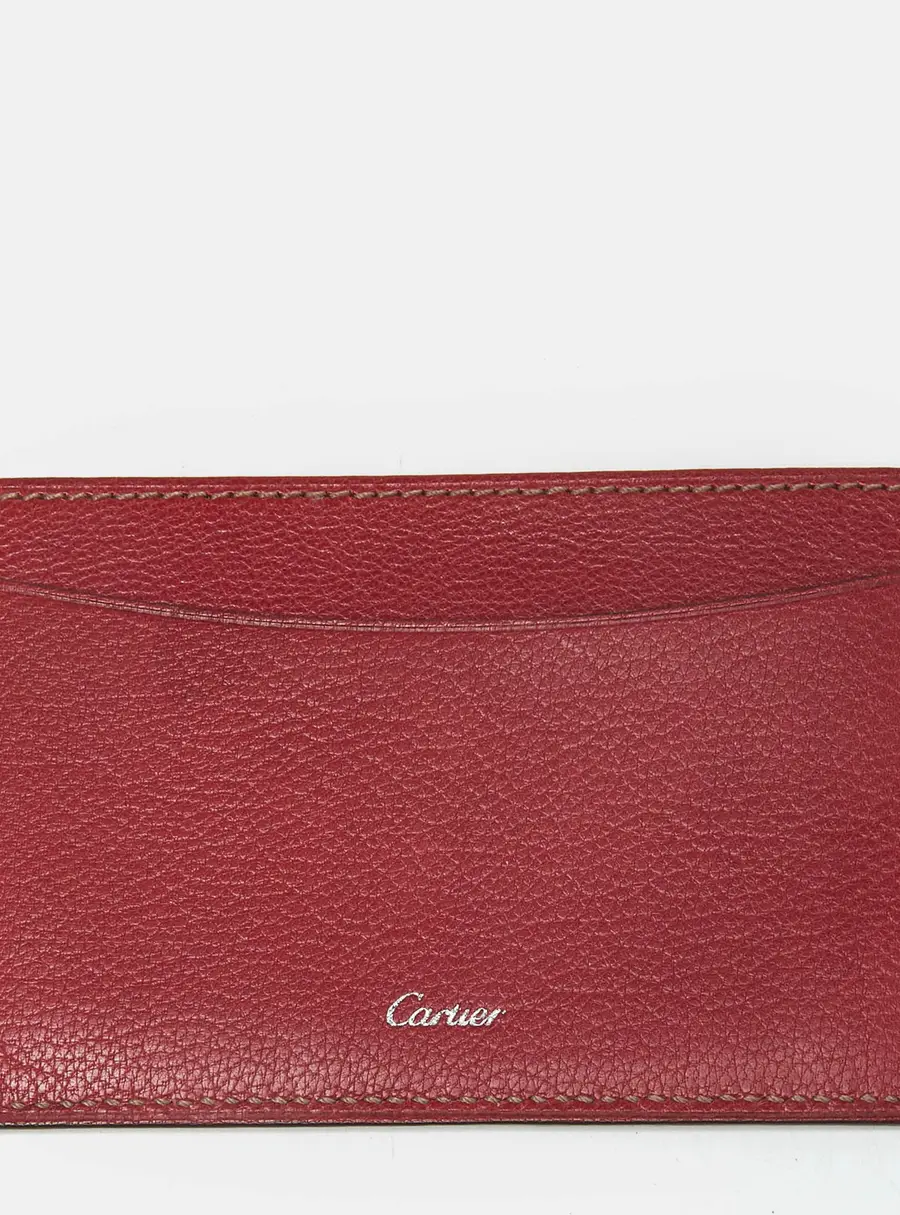 Cartier Les Must Pink Leather Card Holder