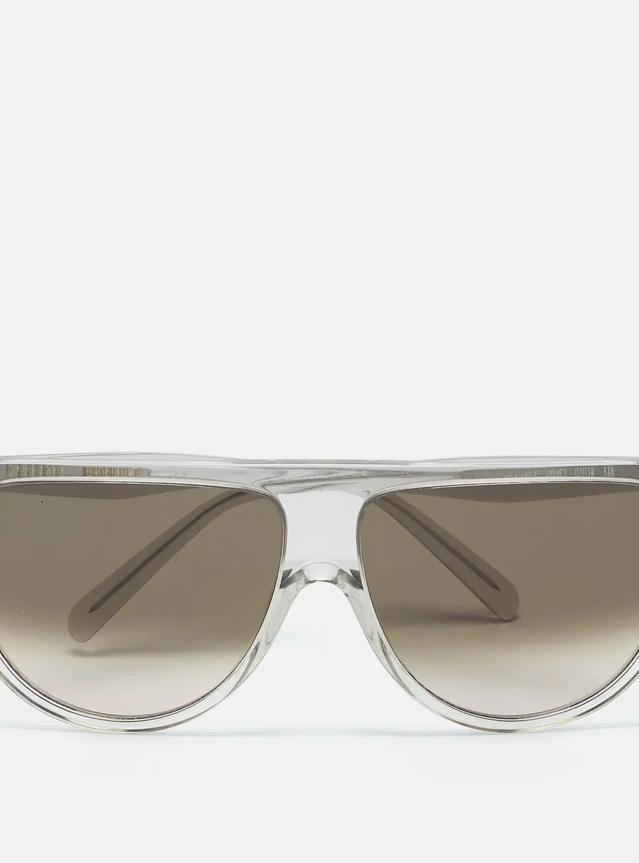Celine Grey Gradient CL41435/S Thin Shadow Oversized Sunglasses
