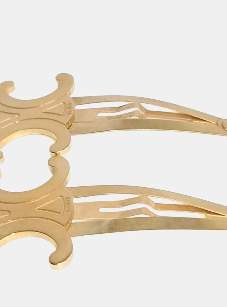 Celine Metal Triumph Hairpin