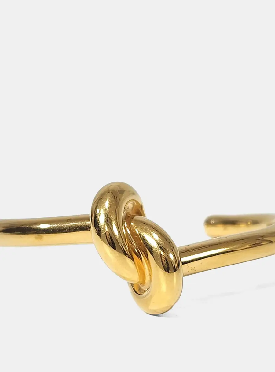 Celine Gold Tone Metal Bracelet