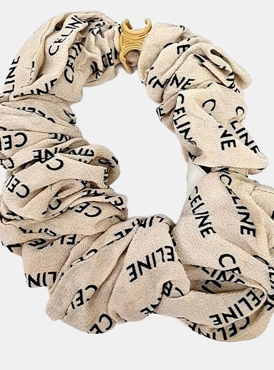 Celine Silk Hair Scrunchie