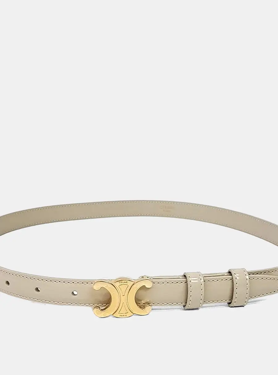 Celine Leather Triumph Belt