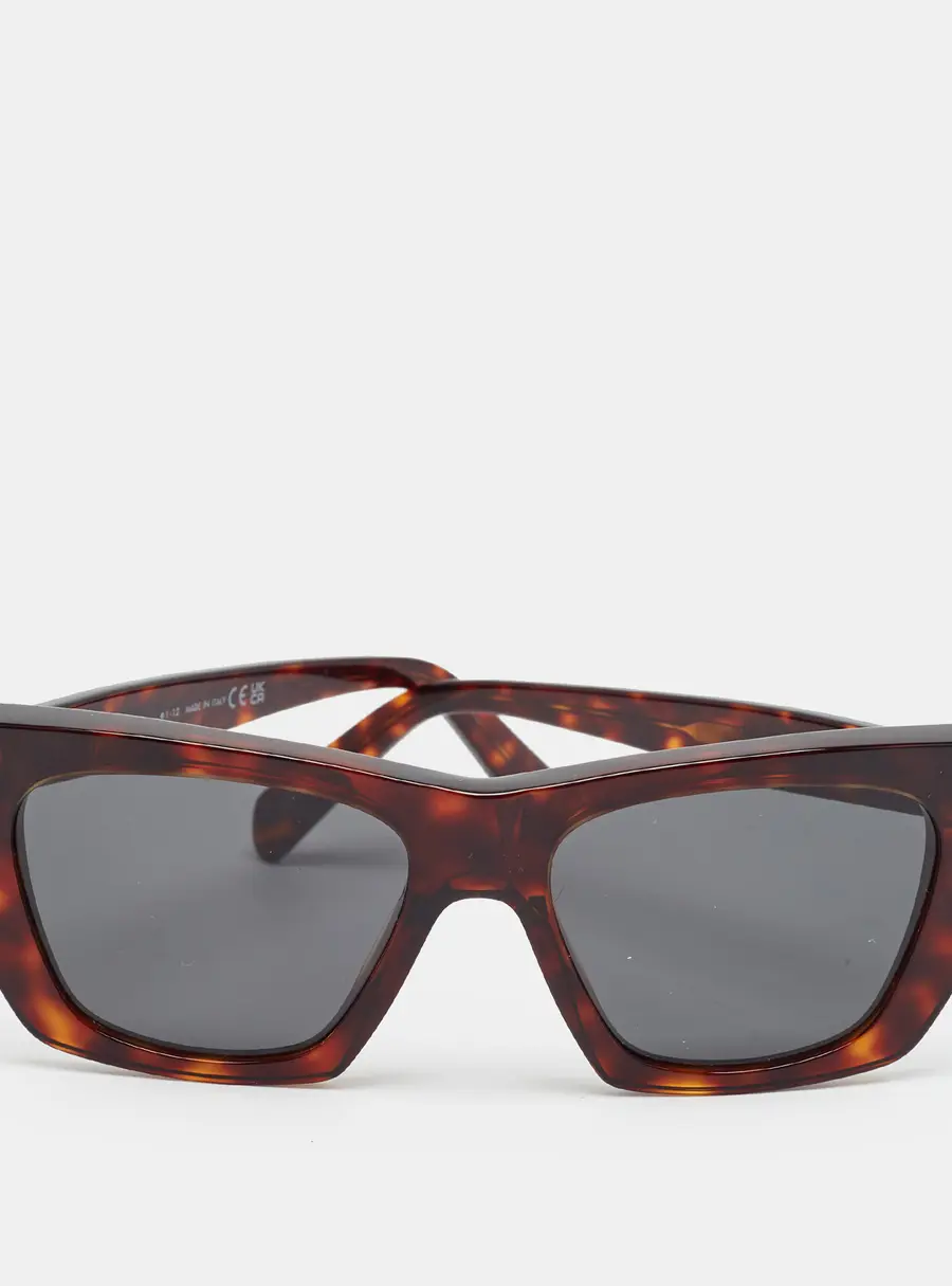 Celine Dark Havana CL40187I 3 Dots Cat Eye Sunglasses