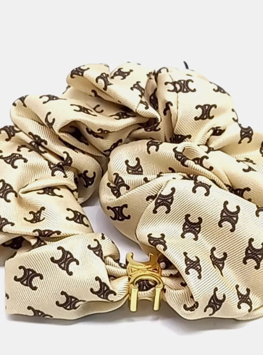 Celine Silk Hair Scrunchie