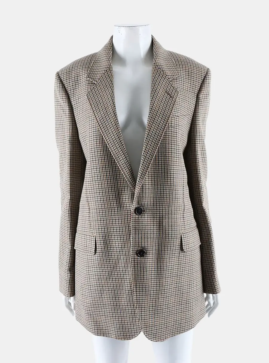 Celine Beige Wool Jacket Size XS