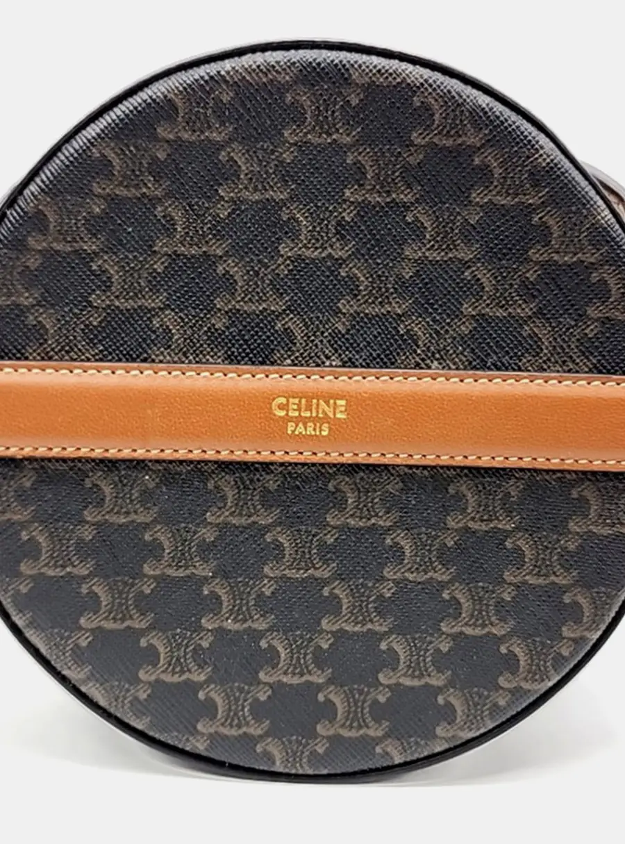 Celine Triumph Round Mini Crossbody Bag
