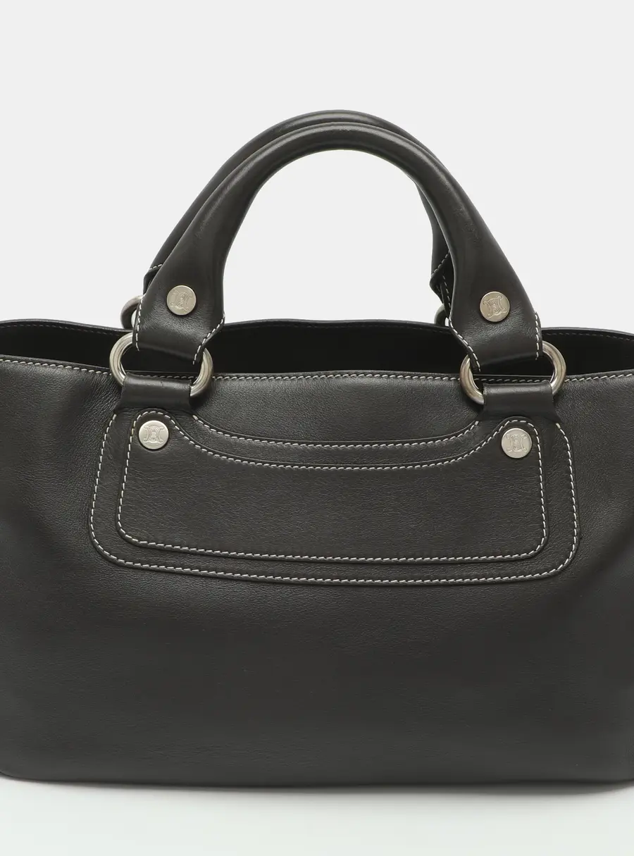 Celine Boogie Dark Brown Leather Tote