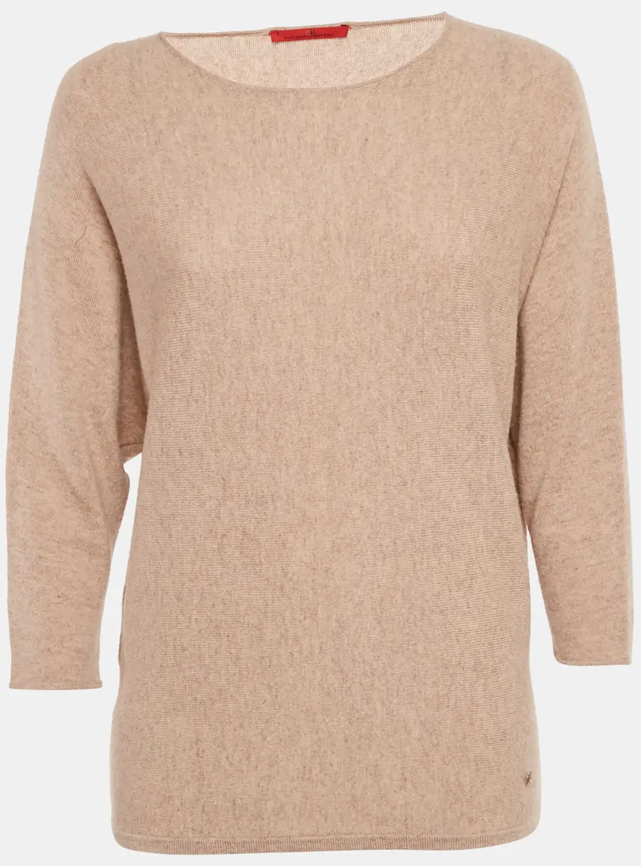 CH Carolina Herrera Dark Beige Wool Sweater S