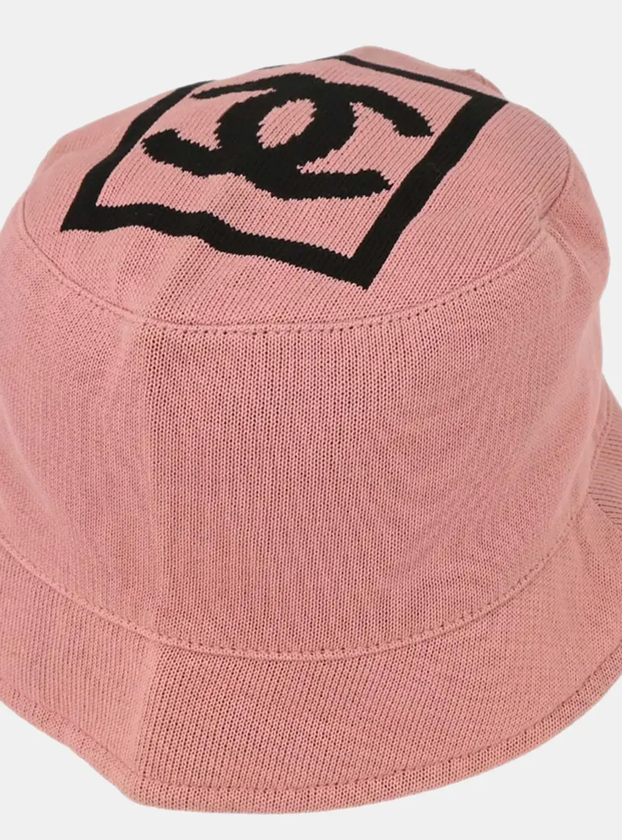 Chanel Sport Line Hat Pink #M Small