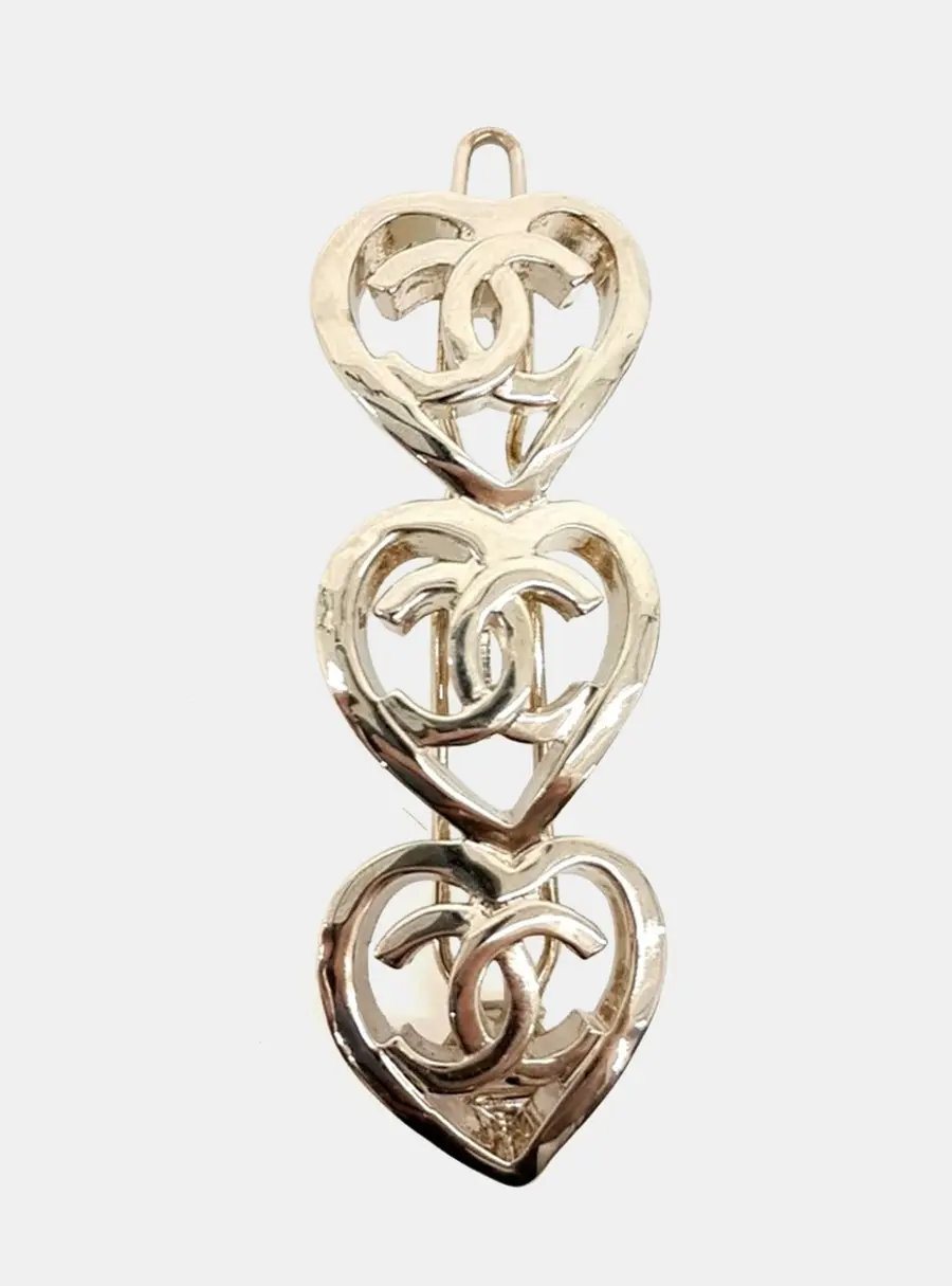Chanel metal hairpin