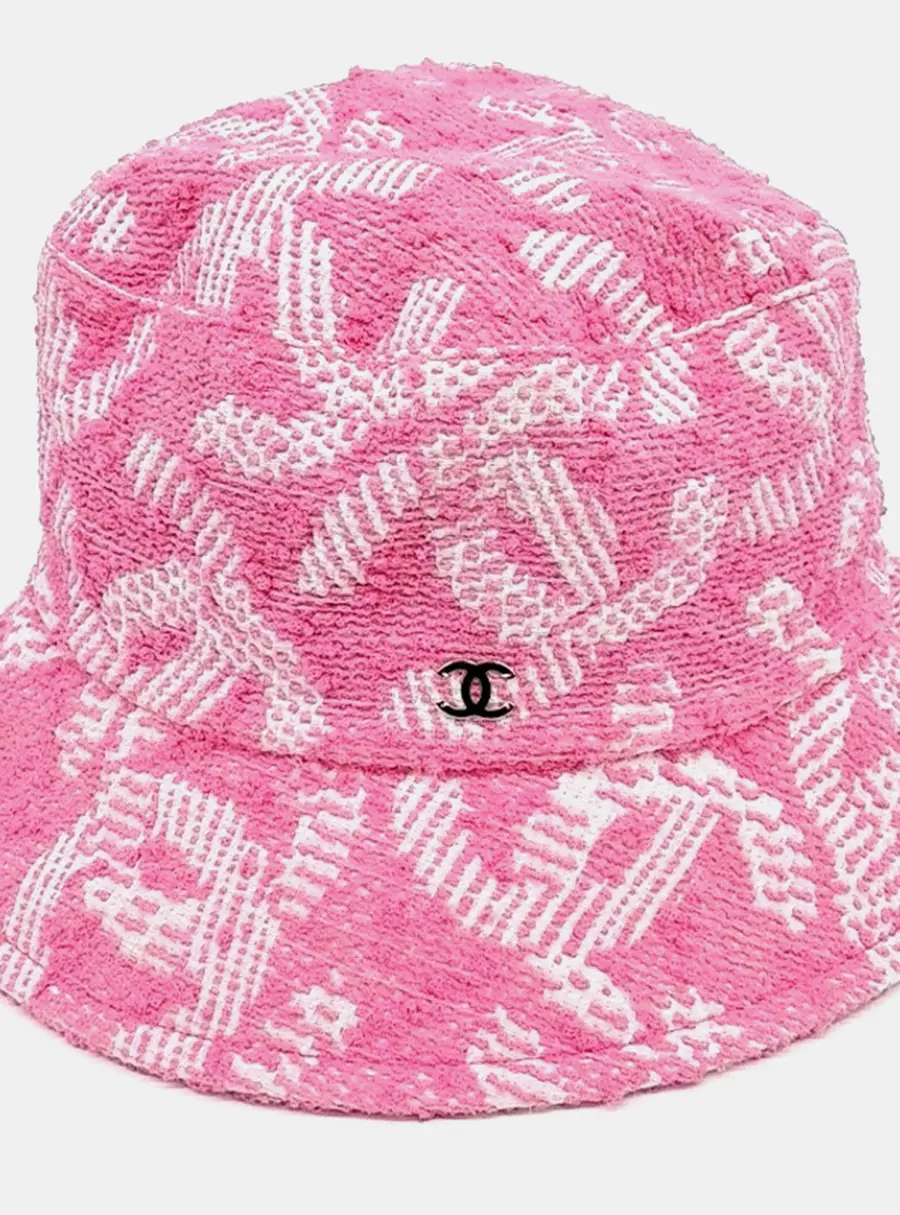 Chanel Multicolor Cotton Polyamide Silk bucket hat