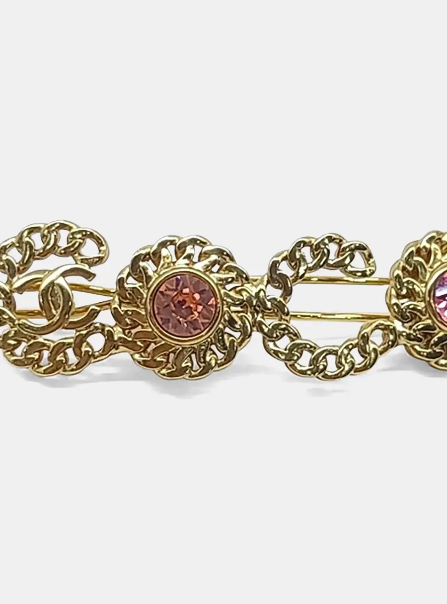 Chanel Gold Tone Hairpin