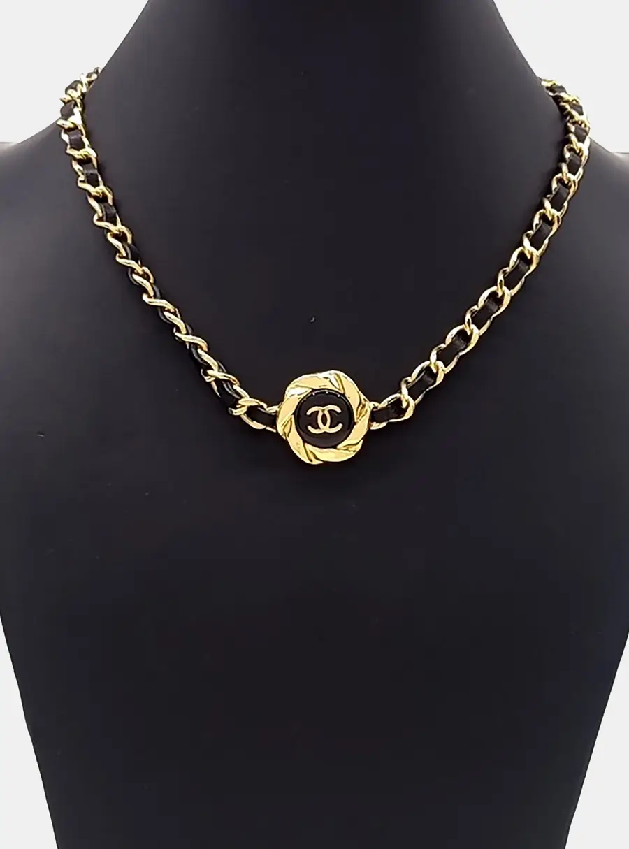 Chanel Camellia Choker Necklace