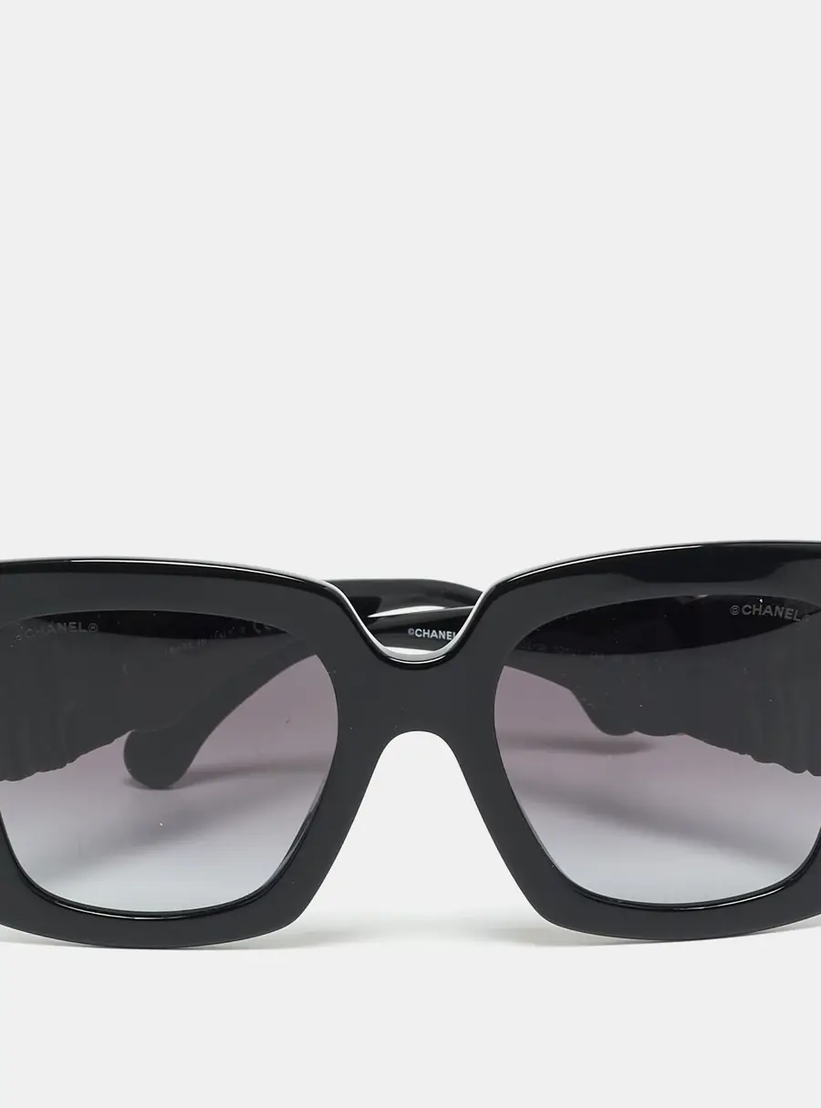 Chanel Black Gradient 5474 Q CC Square Sunglasses