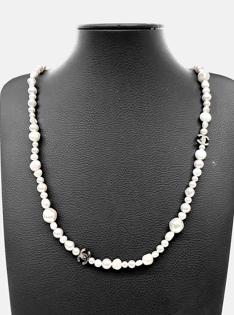 Chanel Pearl Belt and Necklace