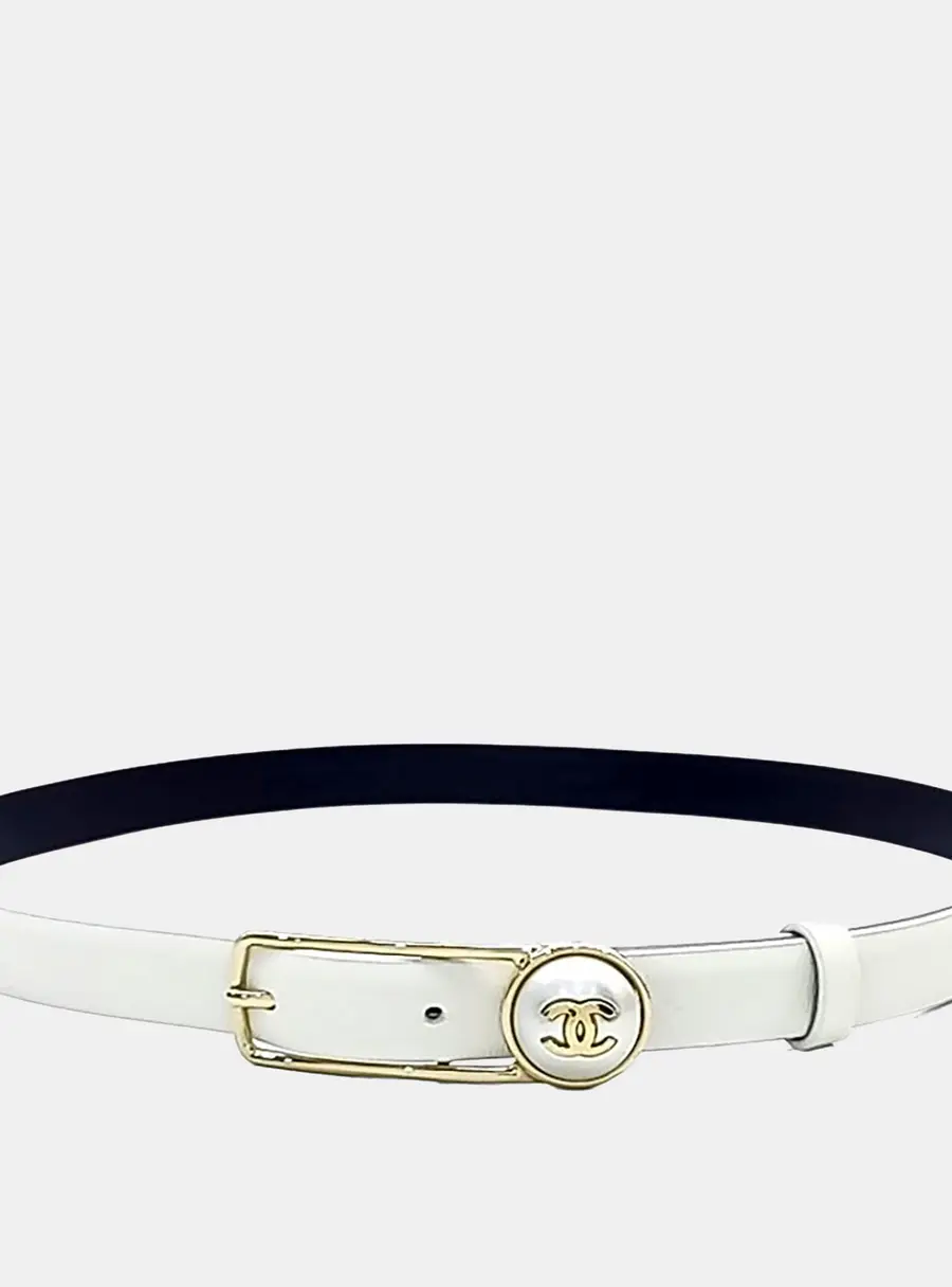 Chanel Pearl-Embellished Belt