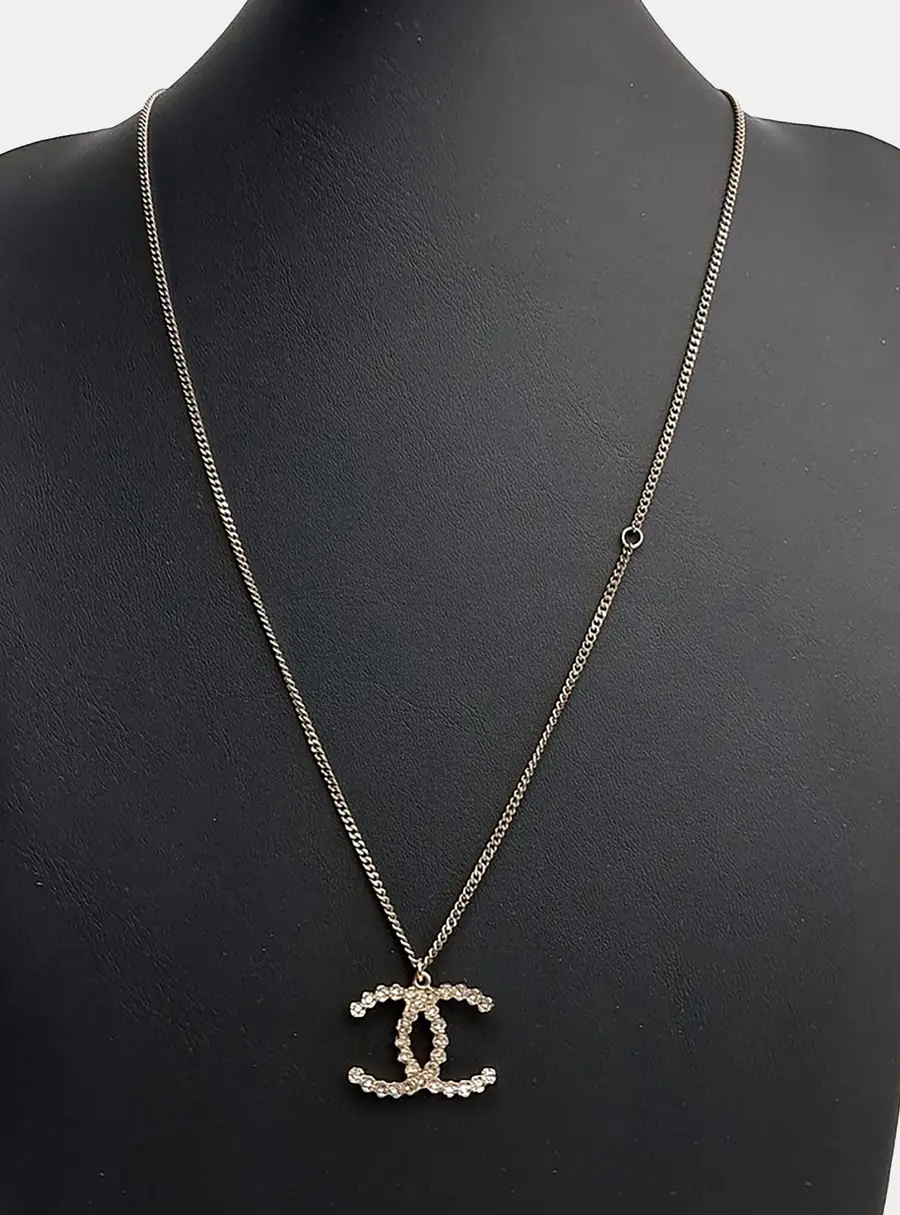 Chanel logo necklace