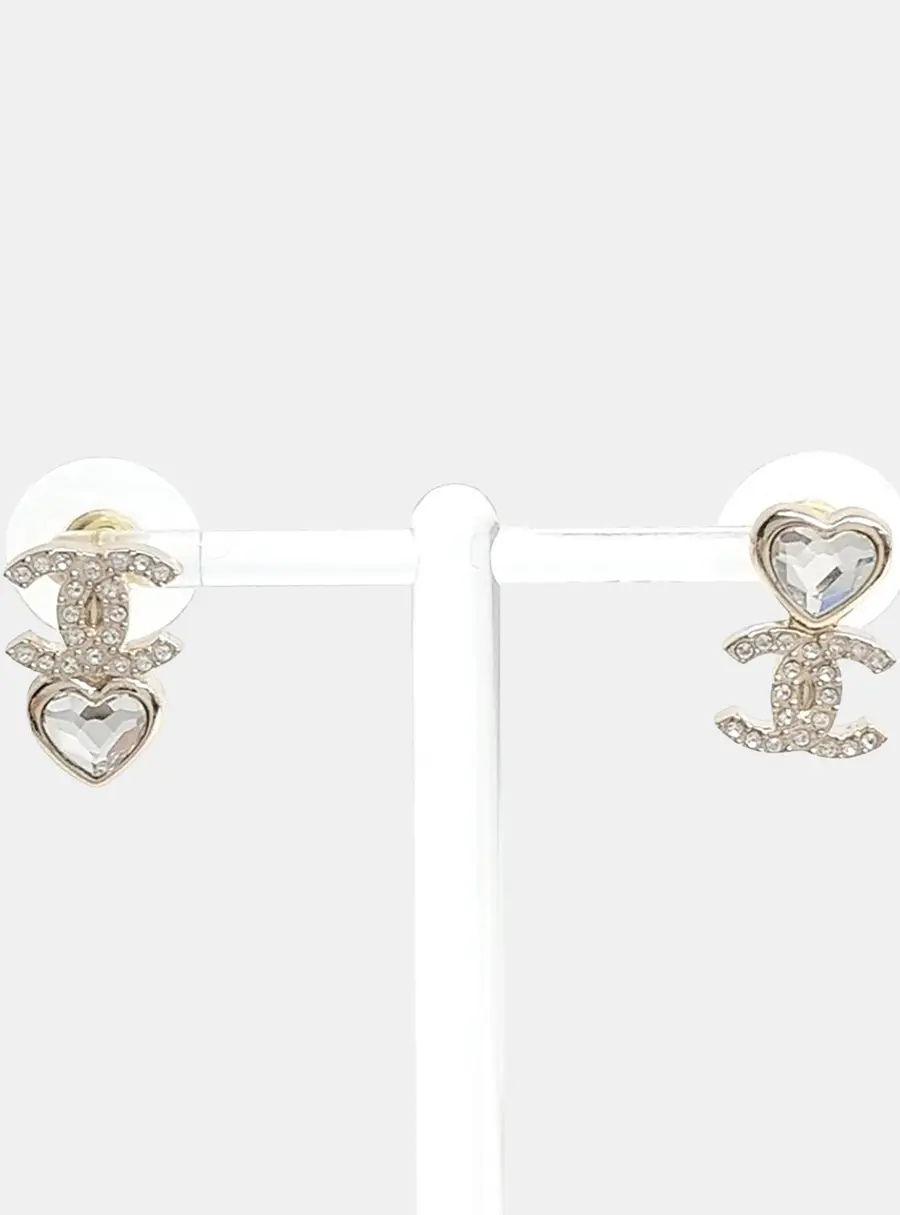 Chanel metal earrings